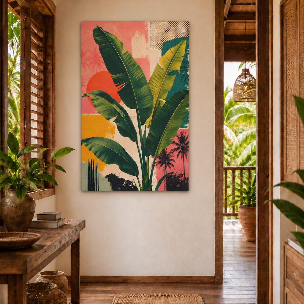 FOLIABANIX – Decorazione murale a forma di foglia di banana per uno stile ispirato alla natura