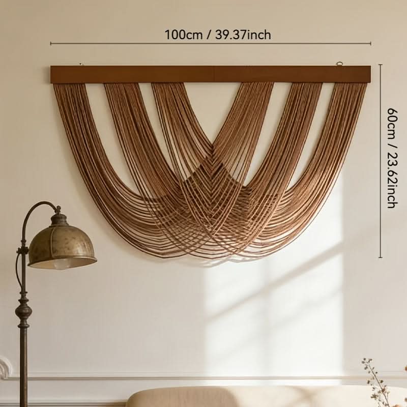 MACRAMELIVA – Minimalistischer Makramee-Wandbehang für Boho-Deko