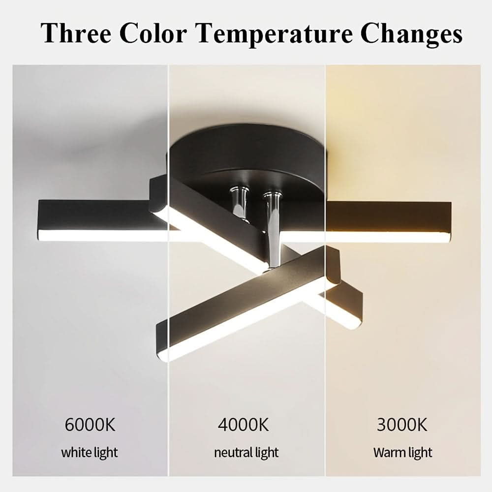 Lumivaro - Modern Three-Tone LED Ceiling Light