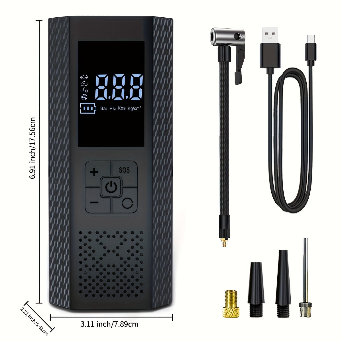AEROFORCE – Gonfleur de pneus sans fil portable