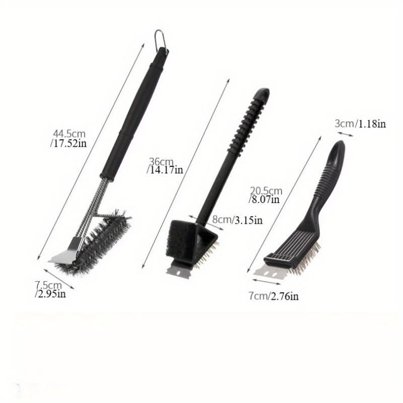 FIRECLEAN – Robustes Grillbürsten-Set für Outdoor-Kochen