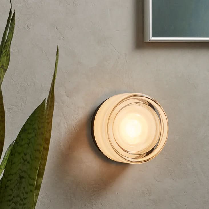 Ahni Dimmable LED Wall Sconce - Solid Cast Glass Shade, Easy Installation 13