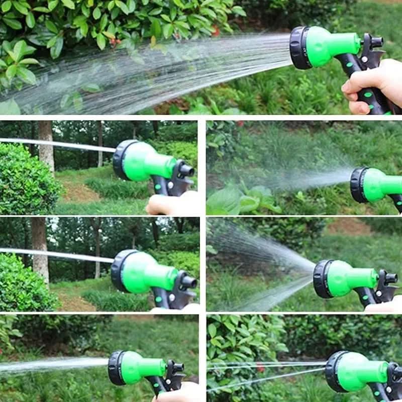 AquaFlex Expandable hose - High pressure garden & car wash hose 7