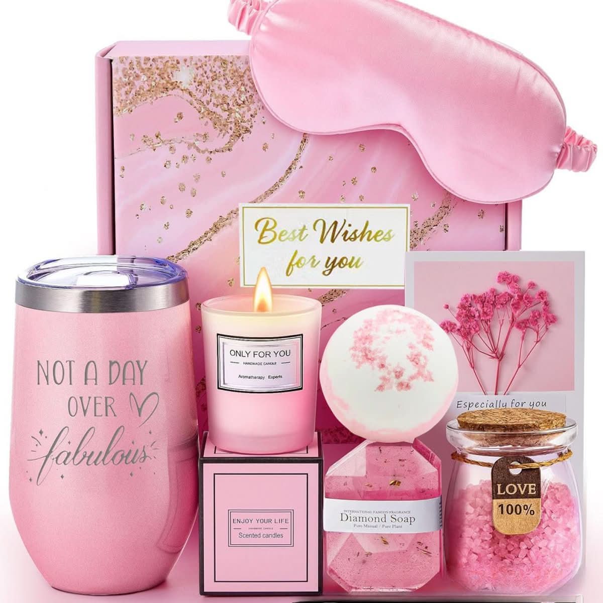 Complete Spa Gift Set - Luxury Spa Kit with Aromatherapy & Care Products 0
