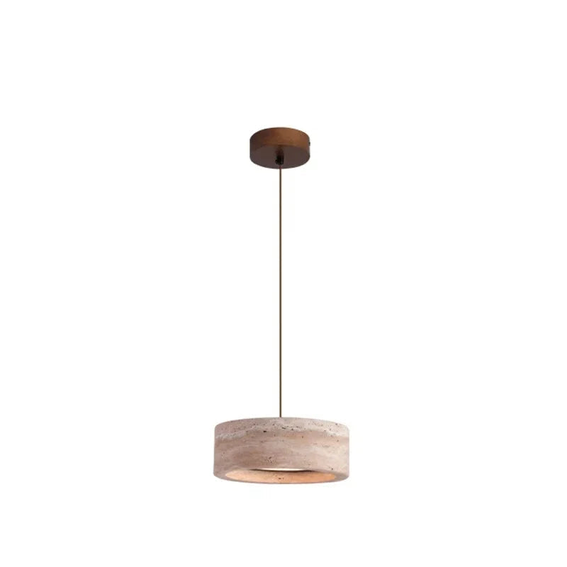 Elegant Yellow Travertine Pendant Lighting - Unique Kitchen Island Fixture 7