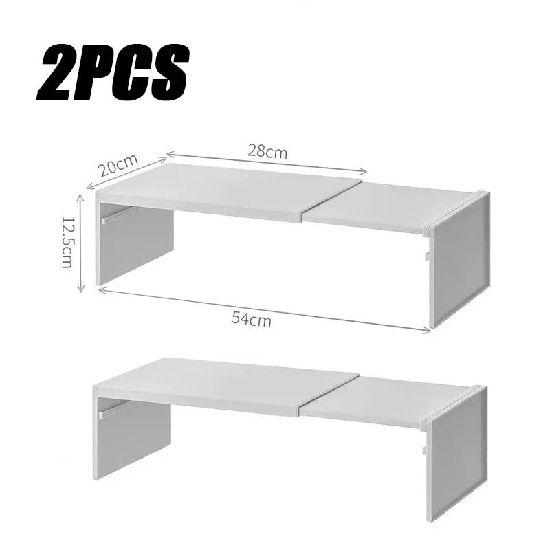 Expandable Kitchen Organizer - Adjustable Pantry Organization Rack & Storage Solution 13