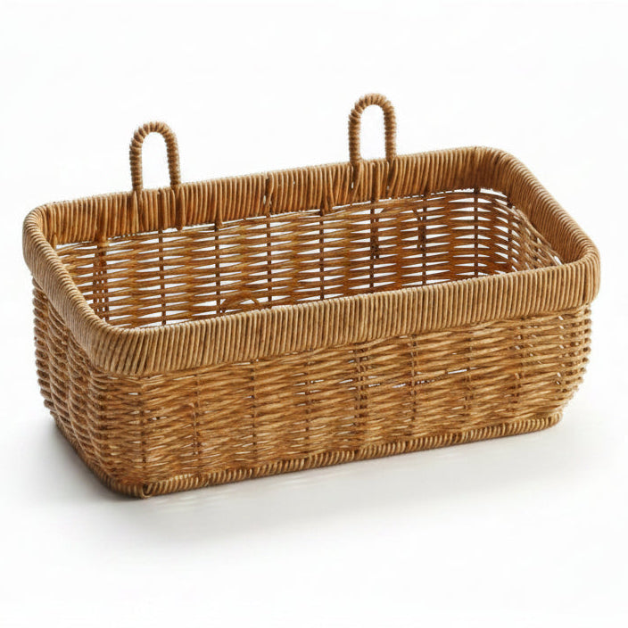 Hand Woven Wall Hanging Basket - Decorative Woven Storage for Home Decor 5