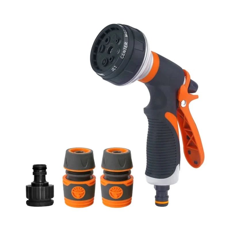 HydroFlex - 8-Mode High Pressure Garden Hose Sprayer with Ergonomic Design 10