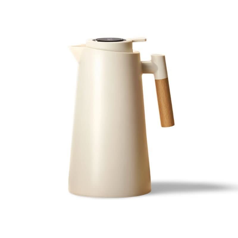 LATTEA THERMO – Double-walled Thermos Flask with Temperature Display and Wooden Handle 10