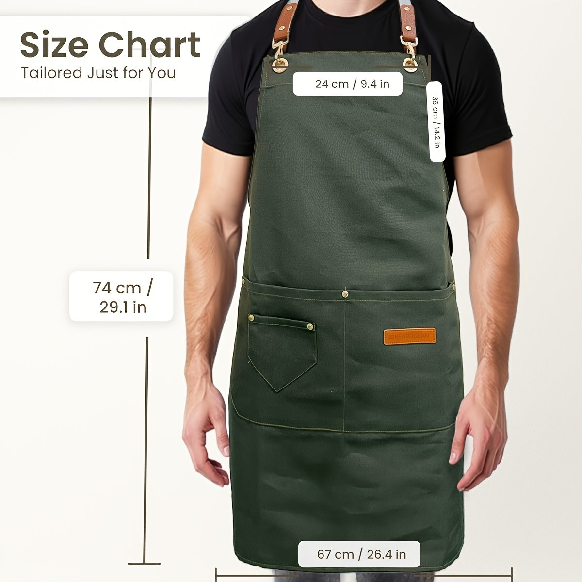 IRONHIDE - Tablier utilitaire professionnel conçu pour un travail quotidien organisé et durable