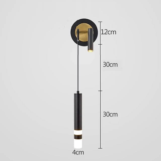 LINEFLOW – Linear Wall Lamp for Bedroom & Study Spaces
