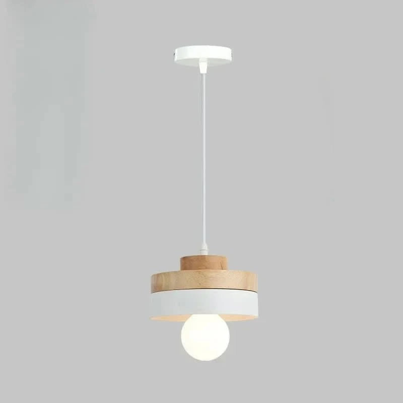 Nordic Modern Chandelier Light - Elegant Wrought Iron & Solid Wood Design for Dining Rooms 9