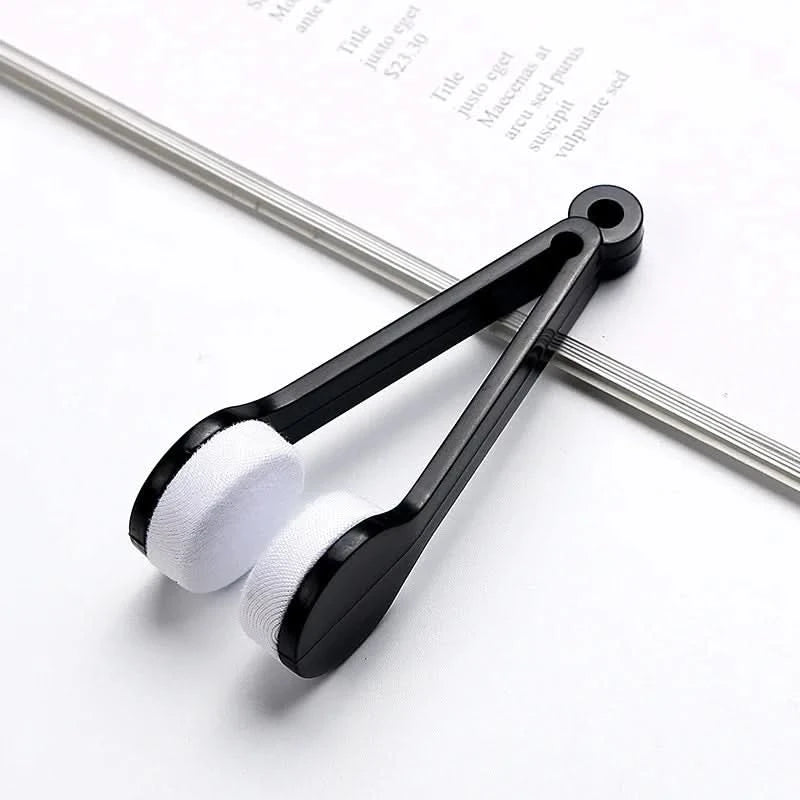 Portable Mini Eyeglass Cleaner with Soft Microfiber Bristles for Clear Vision 9