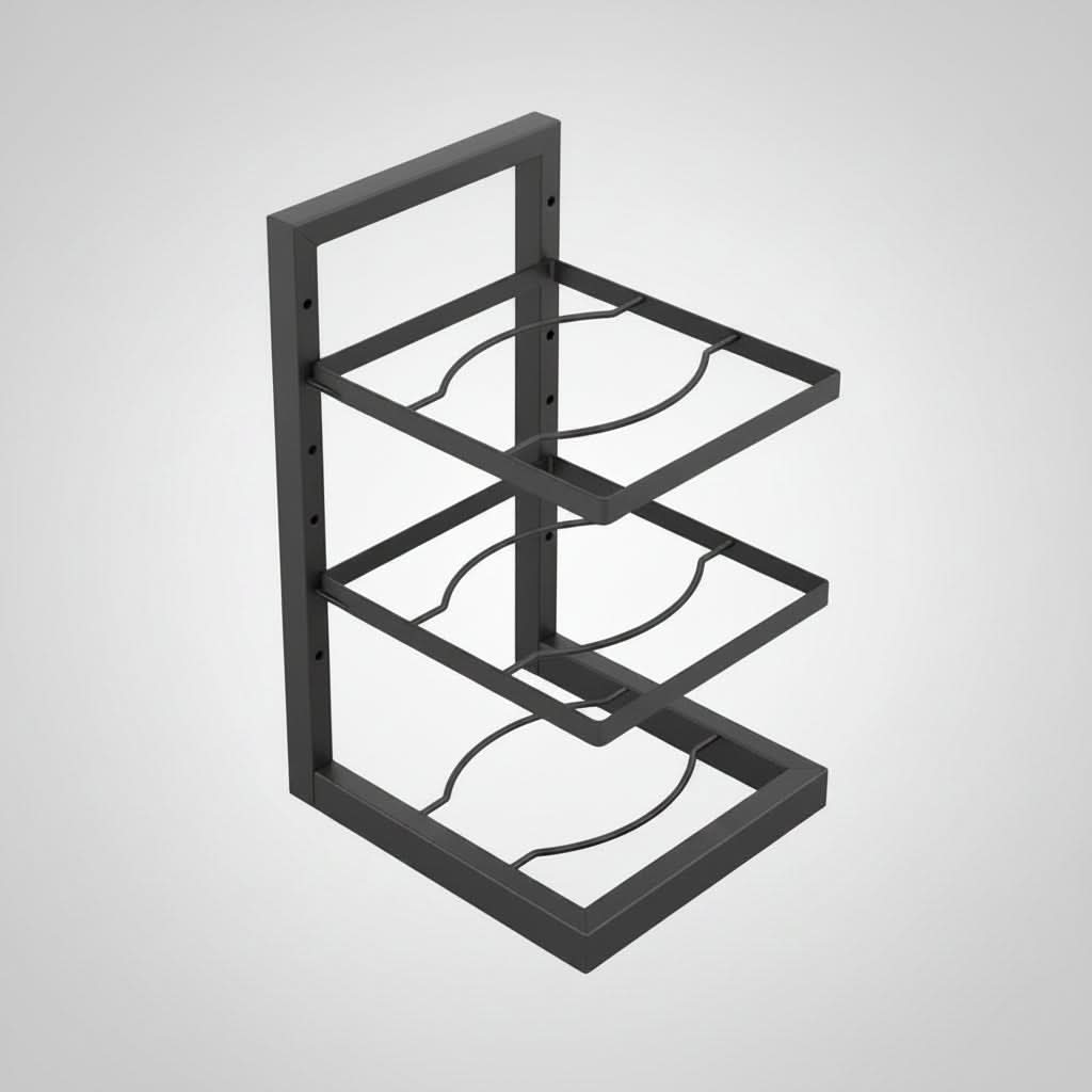 RACKCHEF – Verstellbares Küchenregal für Töpfe und Pfannen
