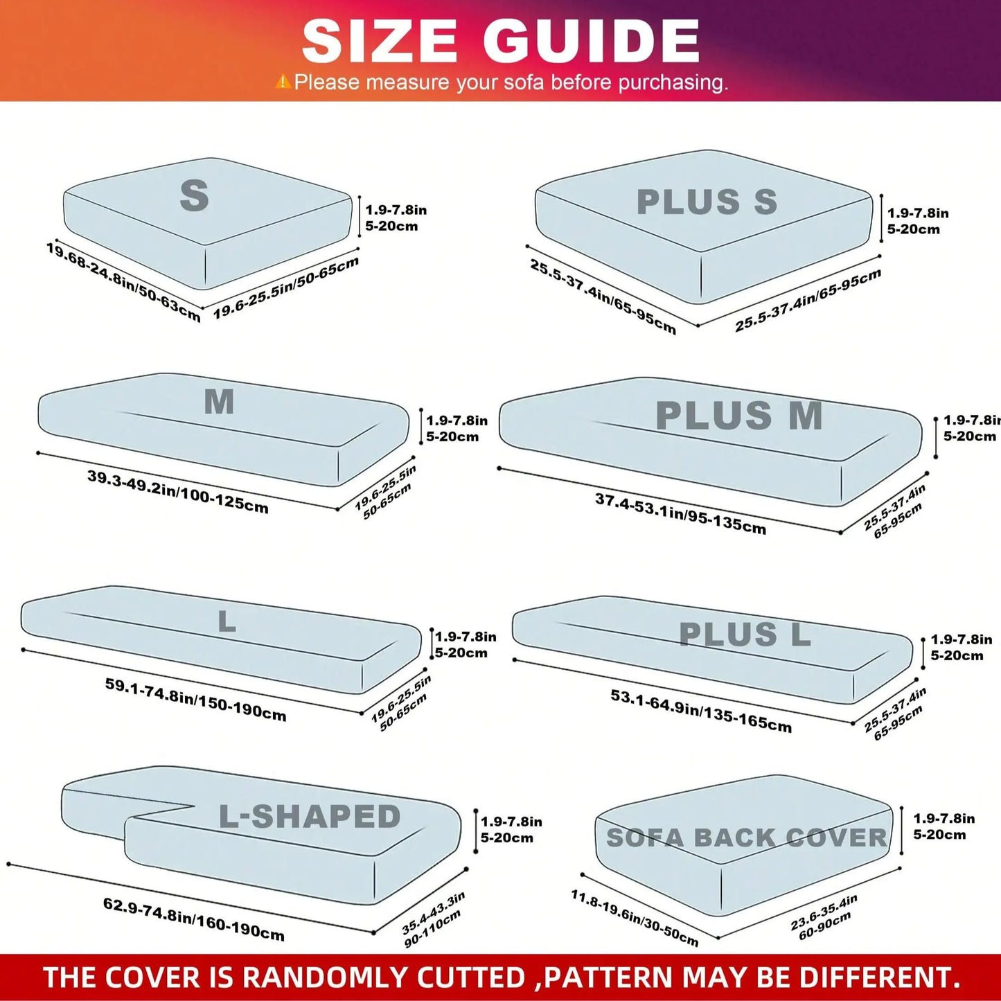 PALMFLOW – Non-Slip Cushion Covers for Patio Furniture Protection