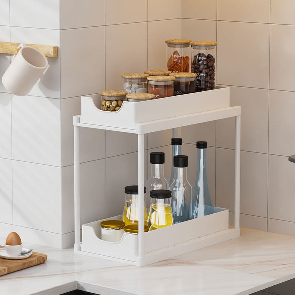 SLIDENEST – Herausziehbares Schiebegestell, platzsparender Organizer