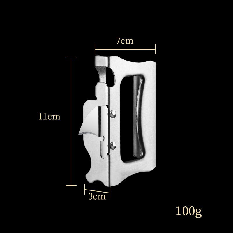 BOTTLEVAULT – Ouvre-bouteille compact en acier inoxydable