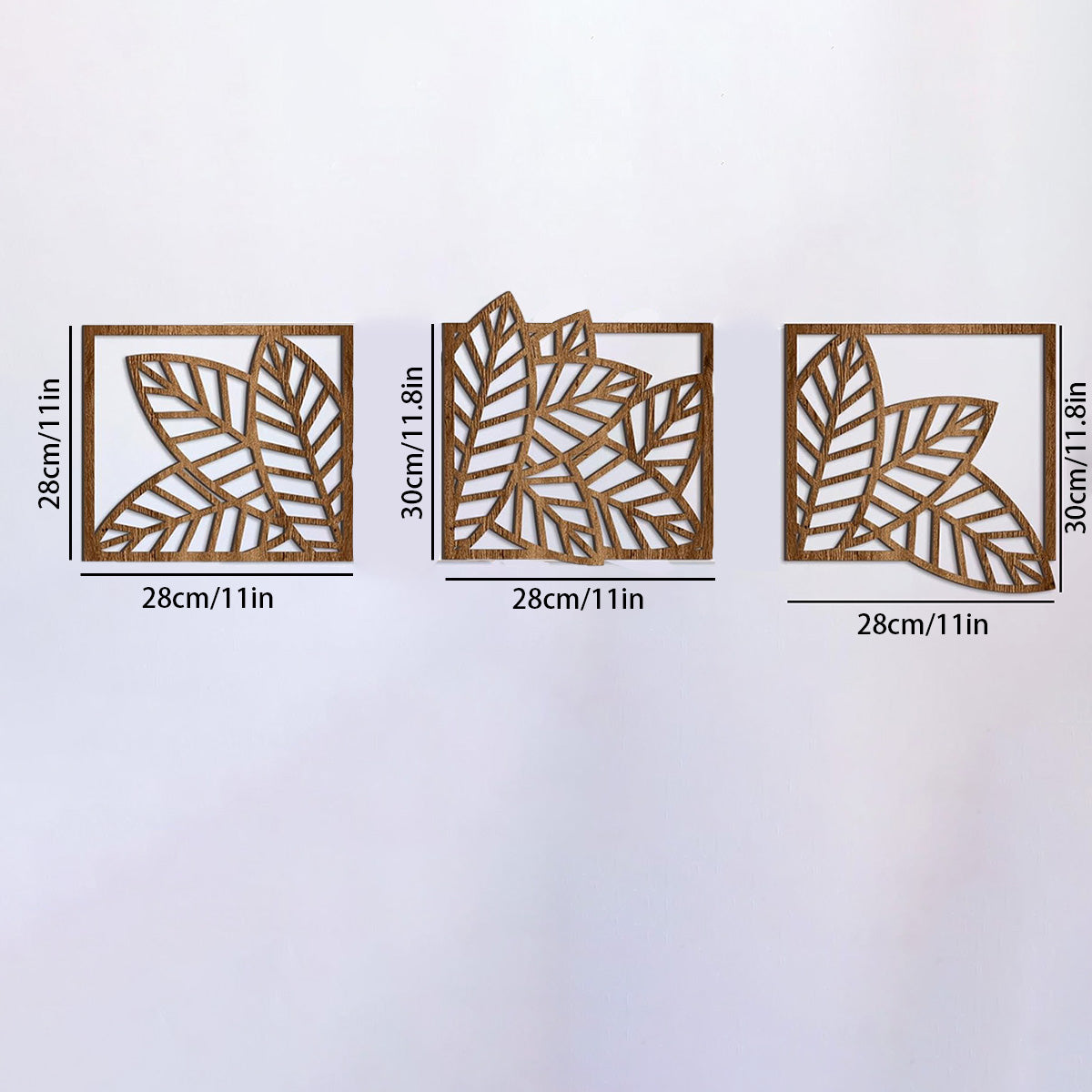 BOTANELLE – Decorative Leaf Wall Mirrors for Artistic Room Accents