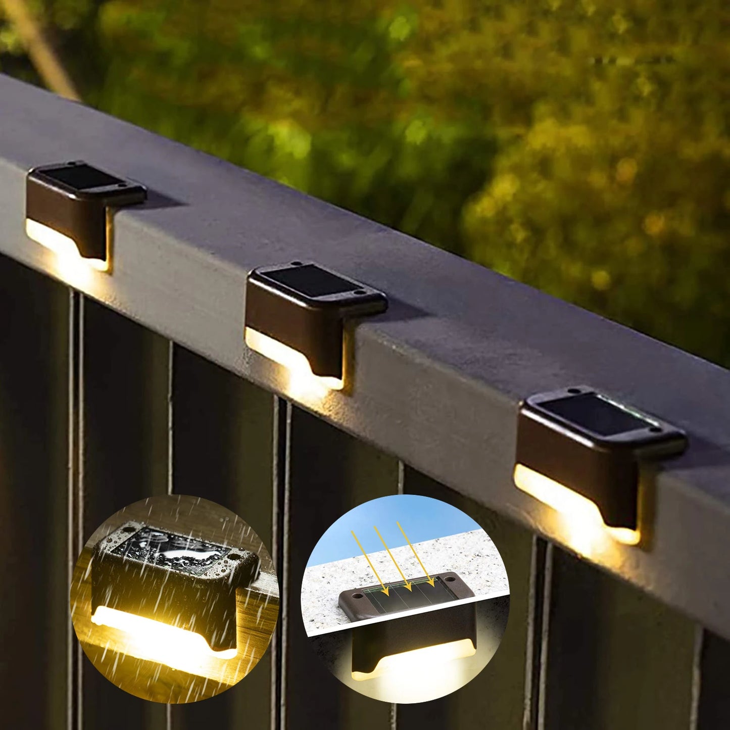 SOLARLIVA – Lumières solaires LED d’extérieur pour marches et jardin