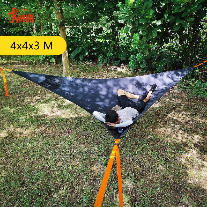 TRIANGLEFLOW – Outdoor Camping Hammock with Anti-Rollover Design