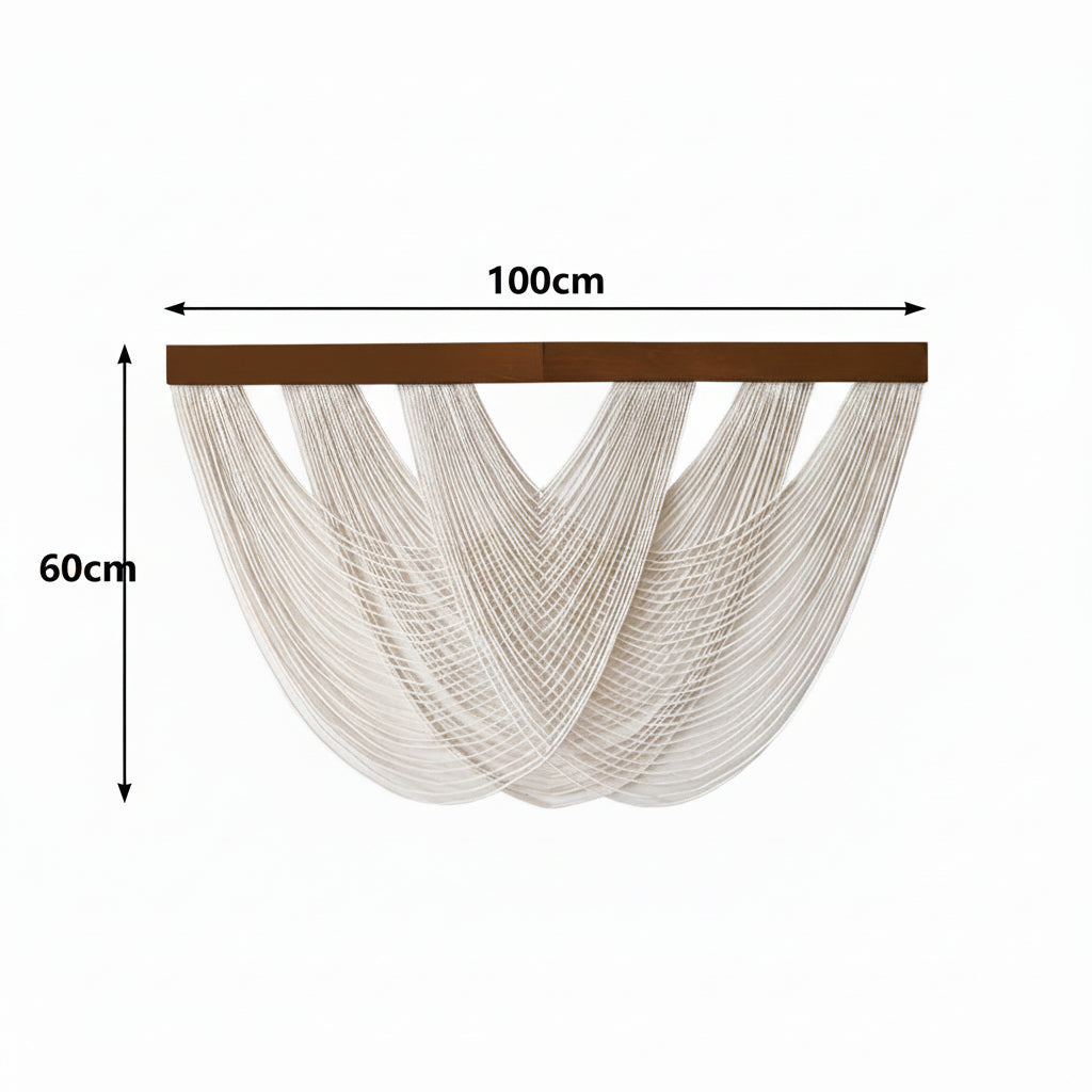 MACRAMELIVA – Minimalist Macrame Wall Hanging for Boho Decor