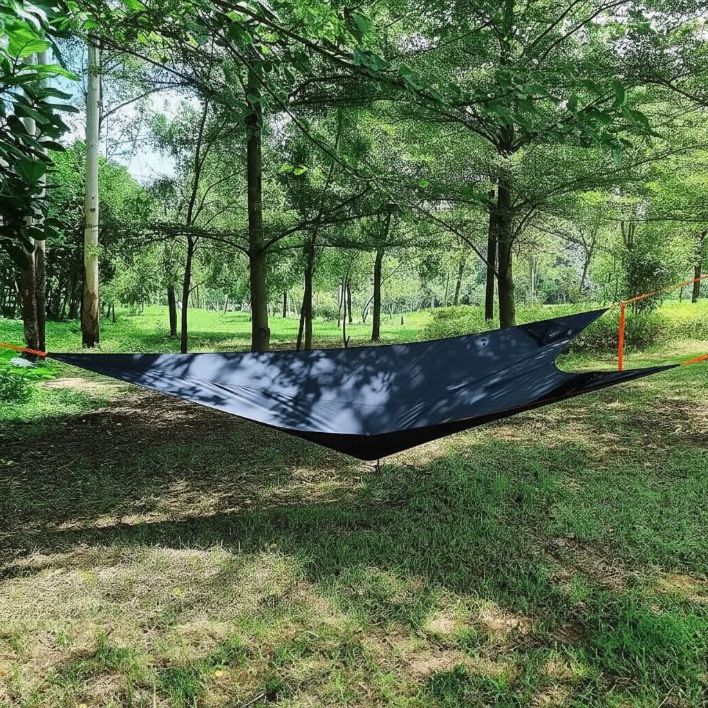 Camping-Hängematte mit Anti-Kipp-Design | Stabile, tragbare Hängematte für Rucksackreisen, Wandern & Reisen