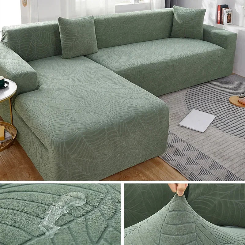 SofaLock - Tailored Polyester Sofa Cover for L-Shaped Sectional Couch Protection 8