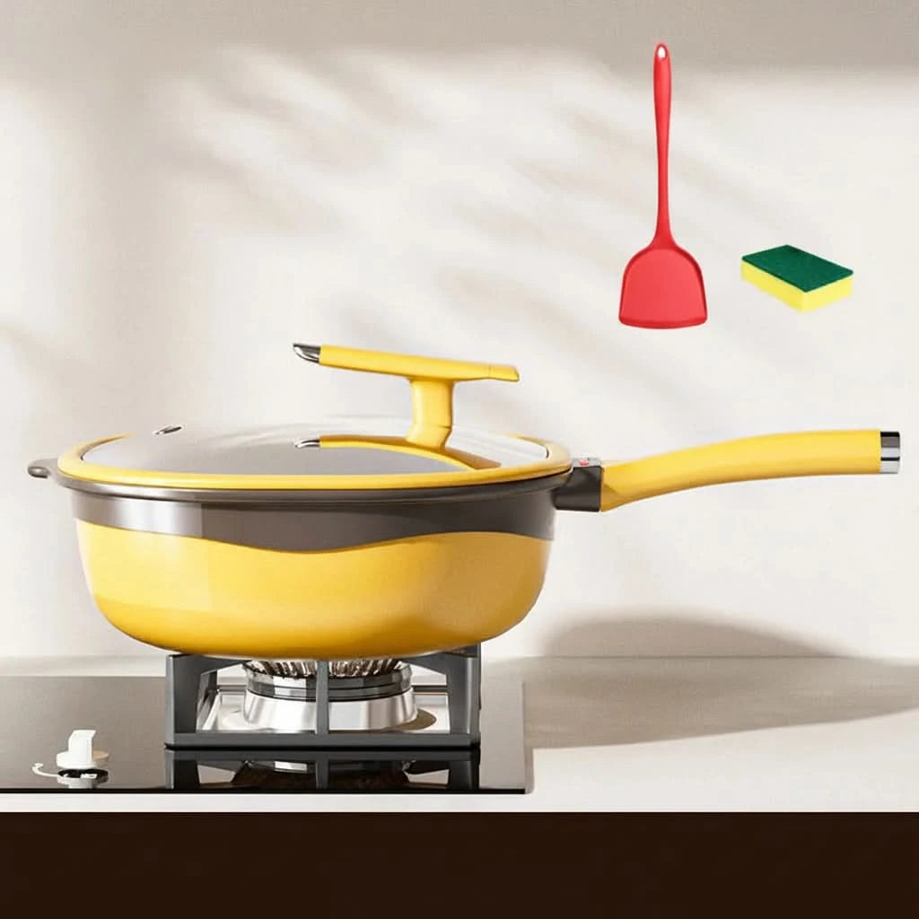 Titanium Ceramic Nonstick Frying Pan - Best Non Stick Pan for Smokeless Cooking 7