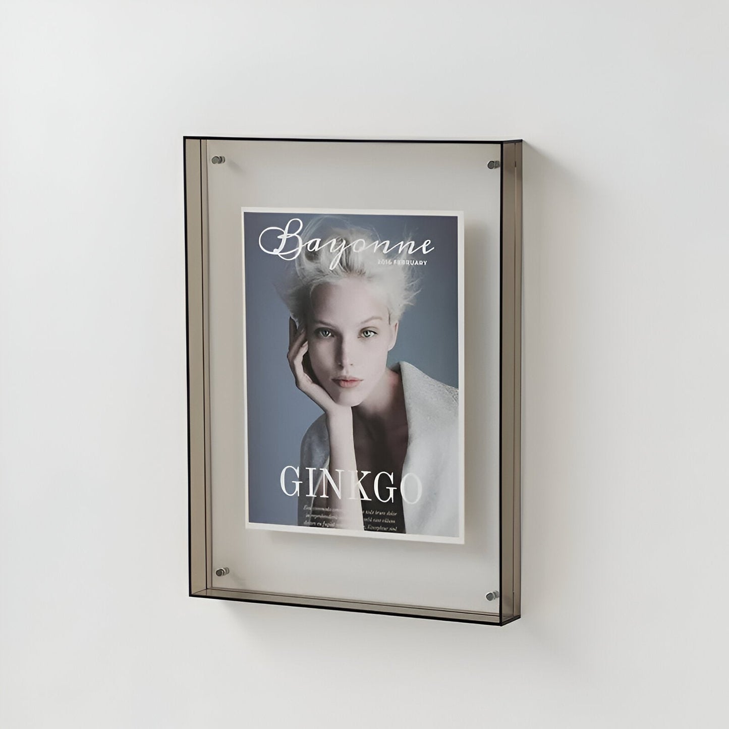 Transparent Acrylic Photo Frame - Modern Minimalist Design for Pictures 10