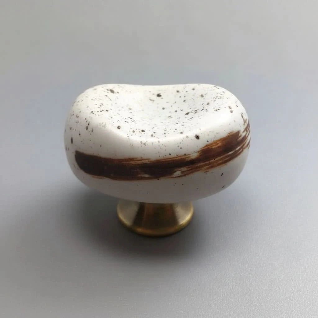 Vintage Ceramic Door Handles - Elegant Zinc Alloy Kitchen Cabinet Hardware 10