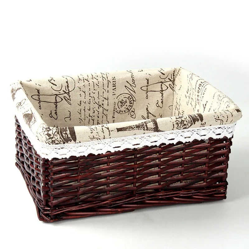 WILLOWCRAFT – Handmade Storage Basket Organizer