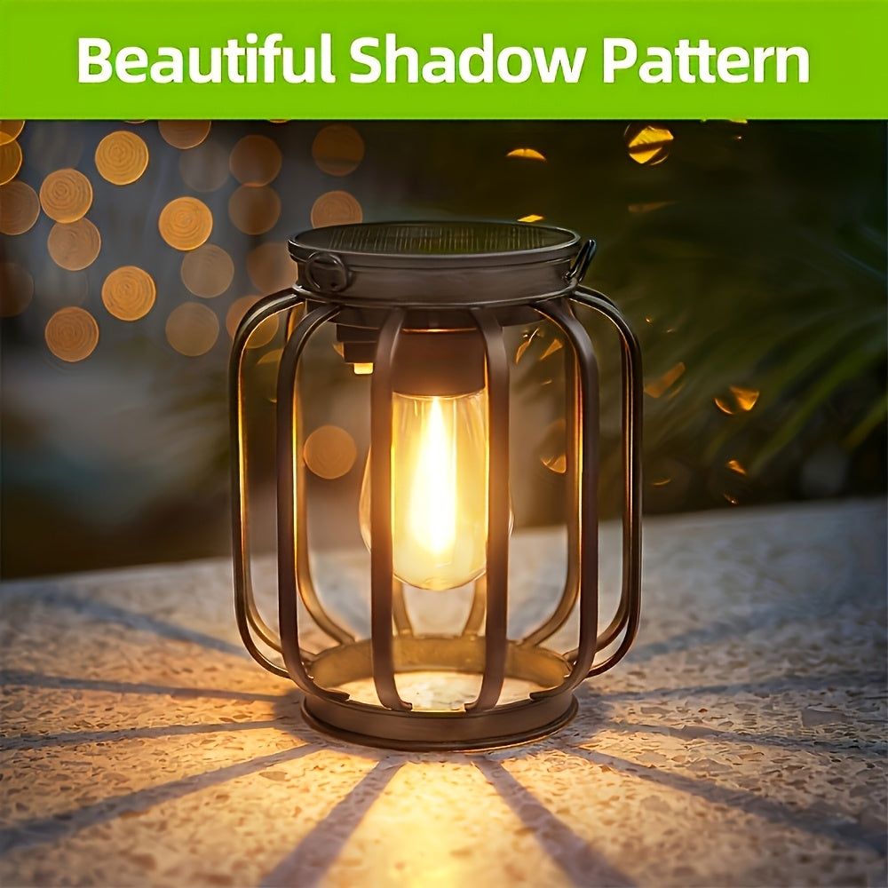 Lanterra - Solar Hanging Metal Outdoor Lantern