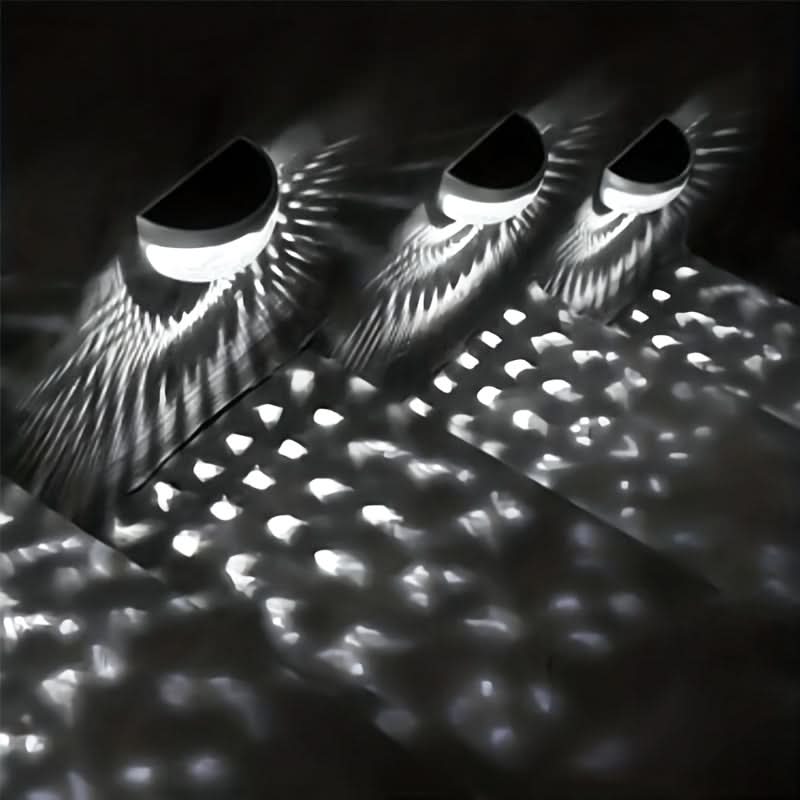 Lunaro - Solar LaceGlow Zaun-Wandlampen-Set