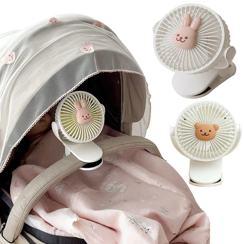BREEZYPAW – Ventilateur rechargeable portable à clipser