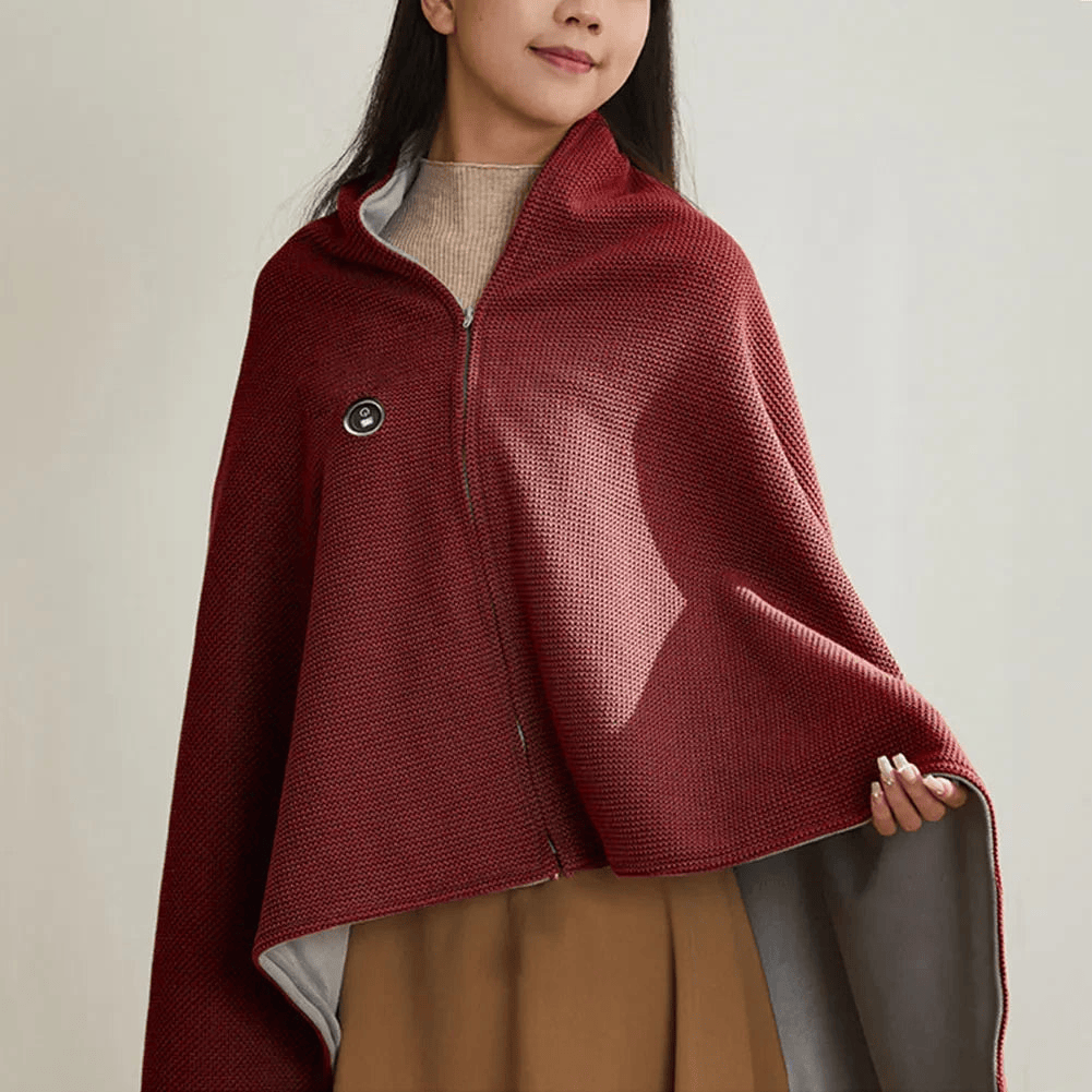 COZYEMBER – Heated Throw for Warm Evening Relaxation