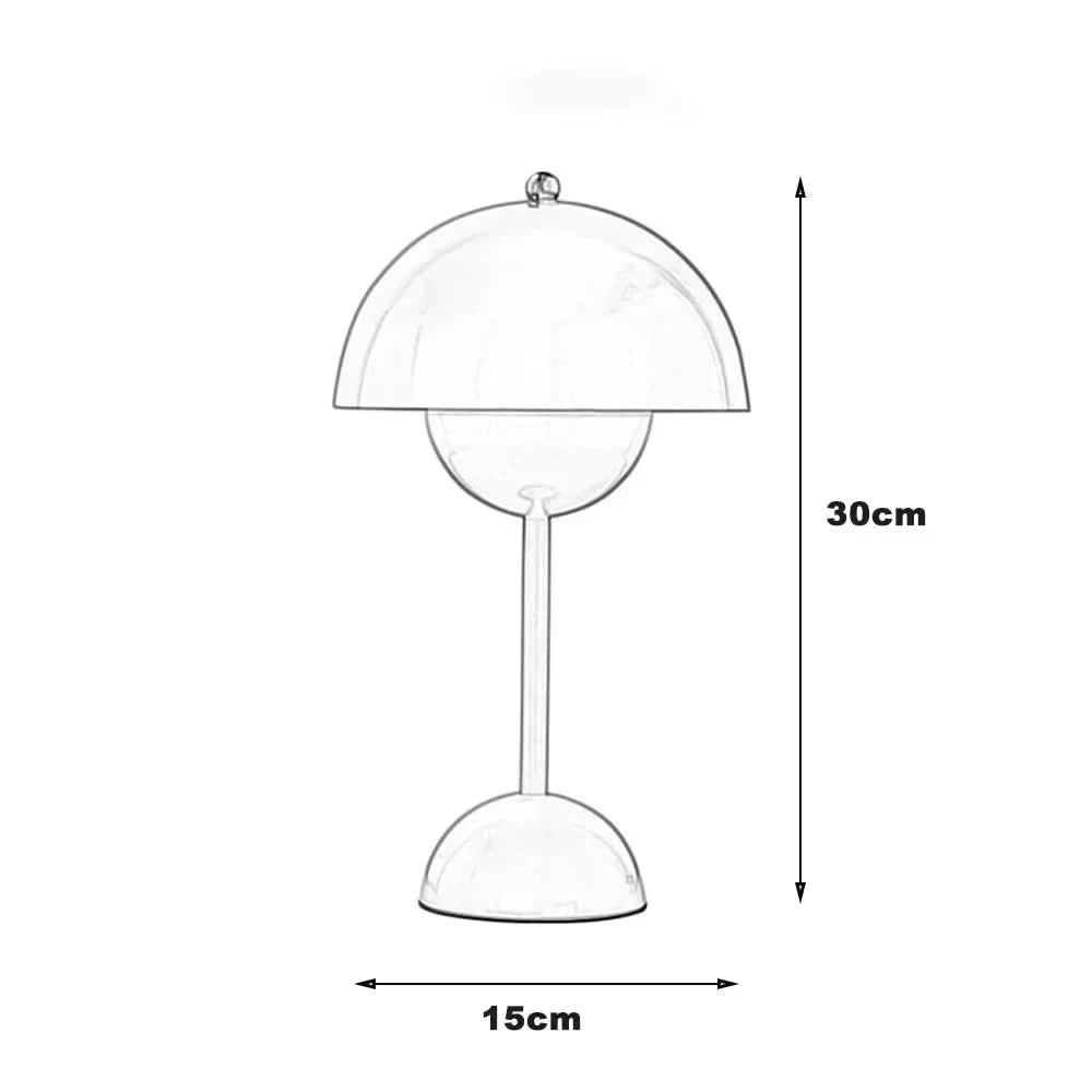 SCANDERIX – Wireless Bedside Lamp for Effortless Evening Comfort