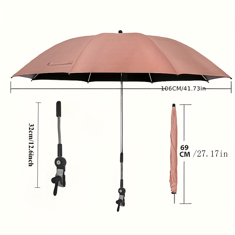 SUNCLIPSE – Adjustable Outdoor Sunshade Umbrella