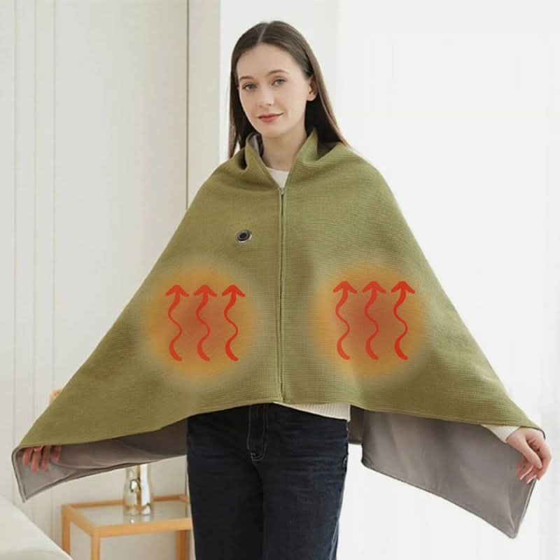 COZYEMBER – Heated Throw for Warm Evening Relaxation