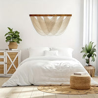 MACRAMELIVA – Minimalist Macrame Wall Hanging for Boho Decor