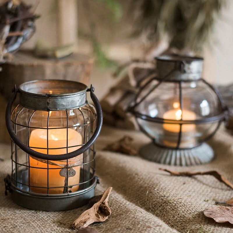 LUMIFORIX – Ornate Candle Lantern for Elegant Home Lighting