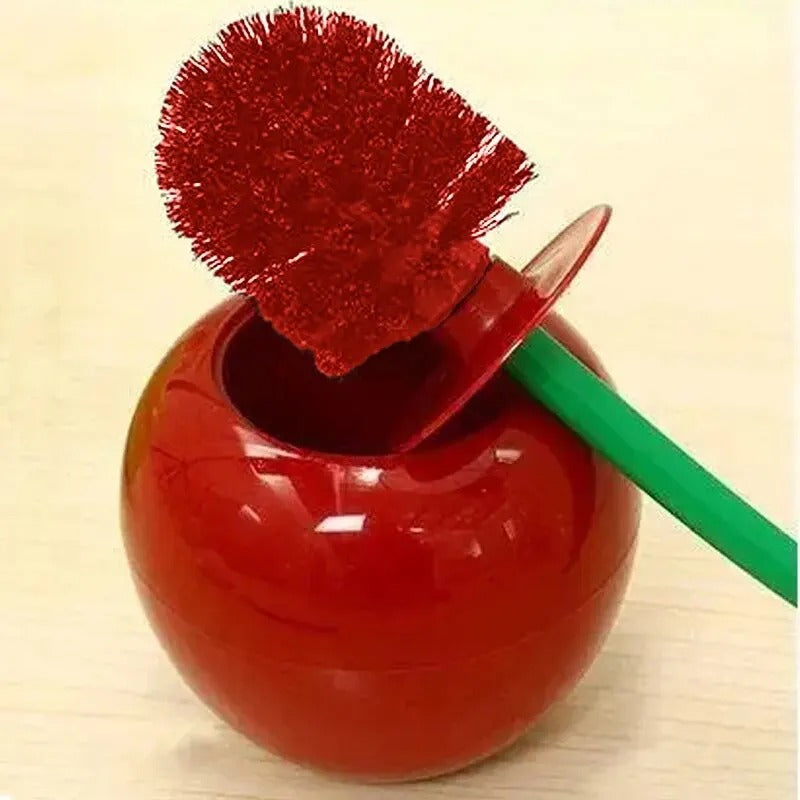 CHERRICLEAN – Cherry Shape Toilet Brush Holder Set