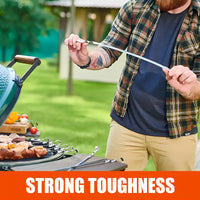 SKEWERPRO – Ensemble de brochettes pour barbecue à long manche
