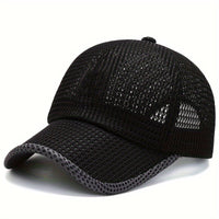 AEROMESH – Casquettes de baseball en maille respirante pour protection solaire extérieure