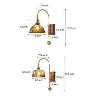 MANORMIST – Vintage Wall Sconce for Gentle Evening Ambiance