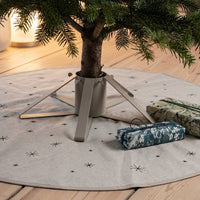 STARNOELIA – Sand Star Christmas Tree Mat for Elegant Festive Styling