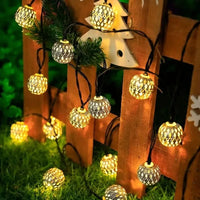 CASALORA – Marokkanische Lichterkette mit Kugeln für warmes dekoratives Licht