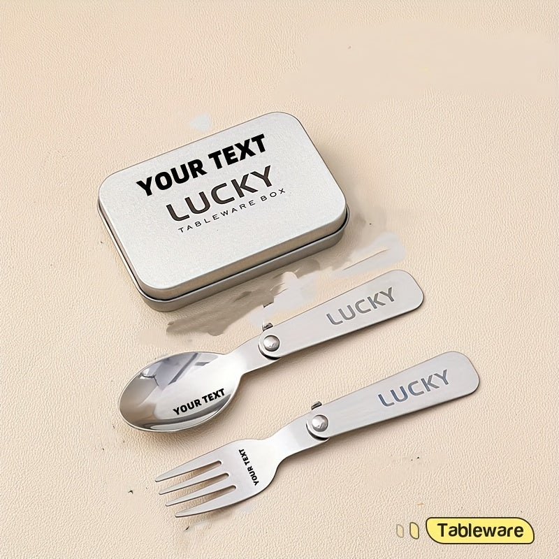 FOLDMATE – Portable Folding Fork Spoon Set