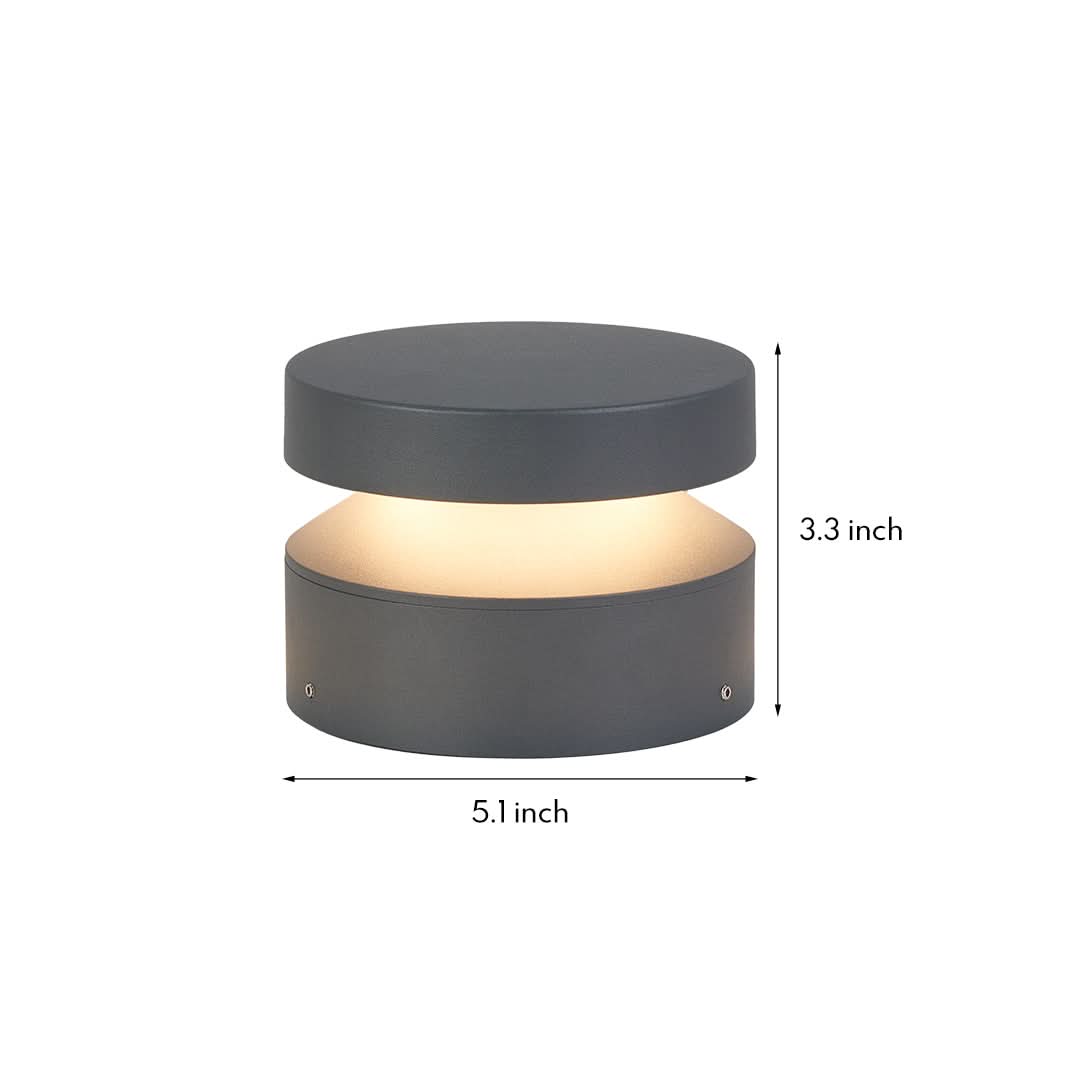 BOLLORA – Lampade LED da giardino a colonna impermeabili per un'illuminazione moderna del giardino