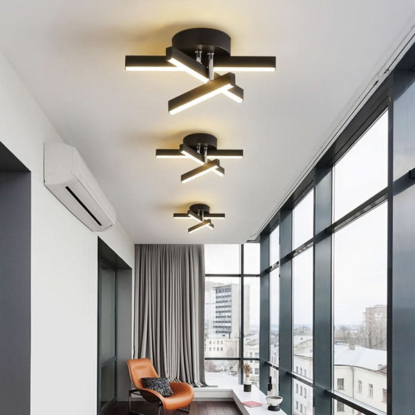 Lumivaro - Plafonnier LED moderne à trois tons