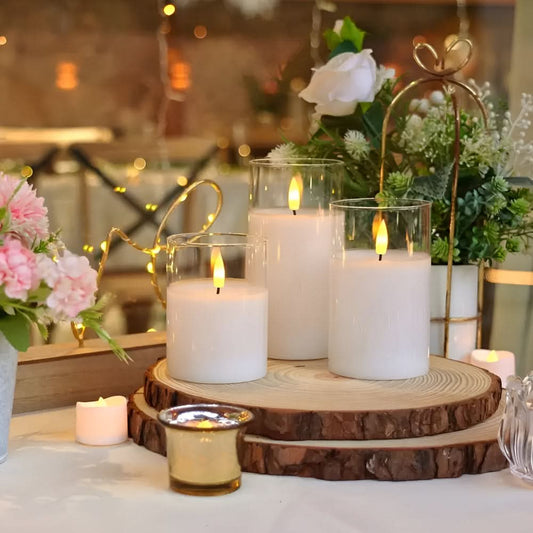 FLAMORIA – Flameless Candle Set for a Realistic Warm Glow